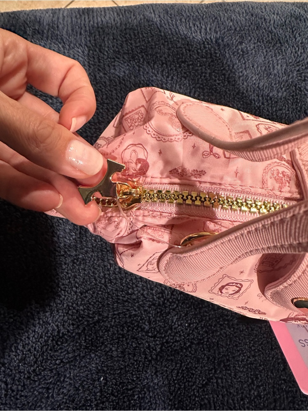 NWT Disney Princess Pink Mini Pouchette Crossbody - Primark - Picture 3 of 13